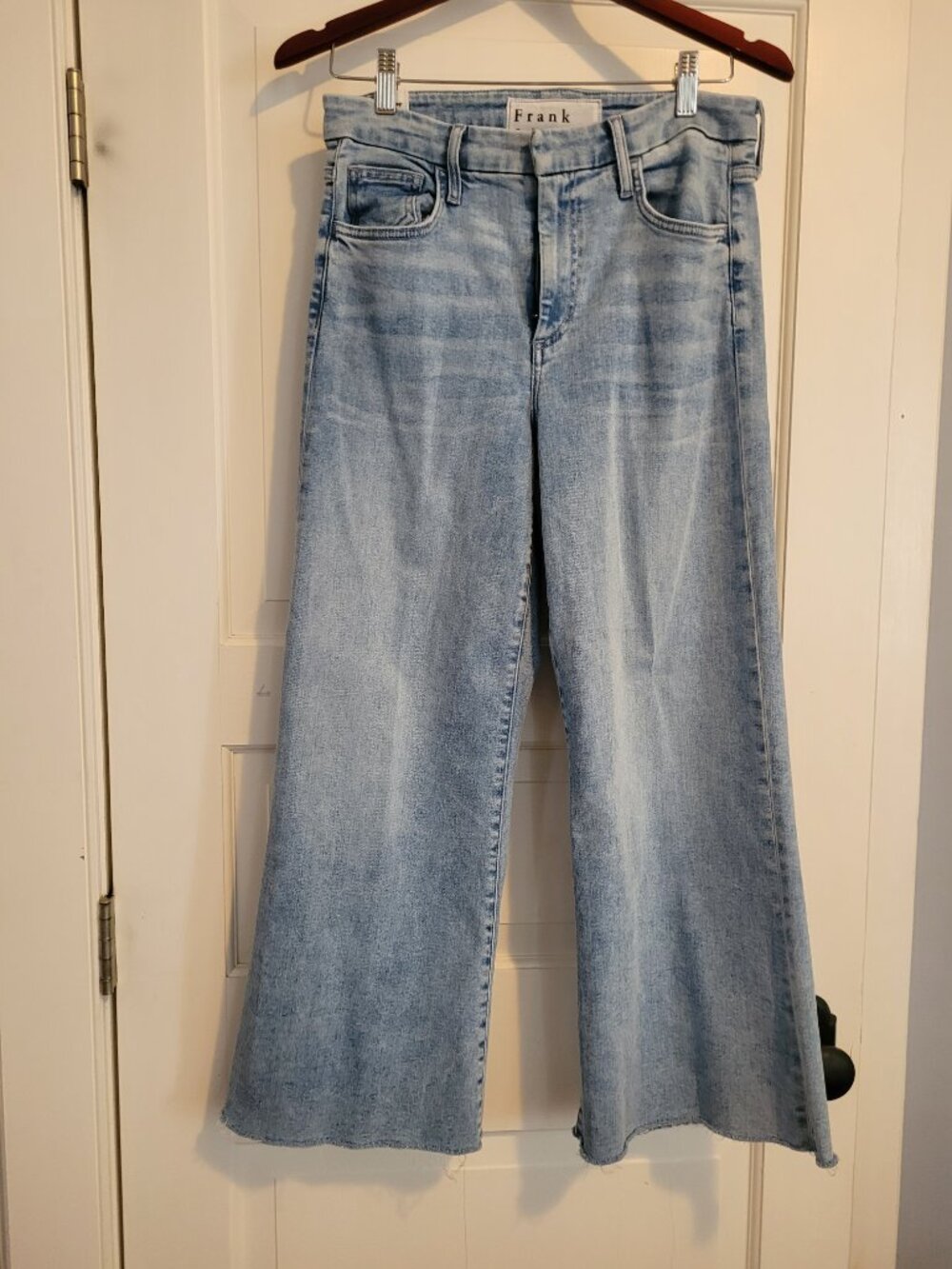 Frank and Eileen Frank & Eileen Galway Jeans Wide Leg Cropped Flare Women’s 28